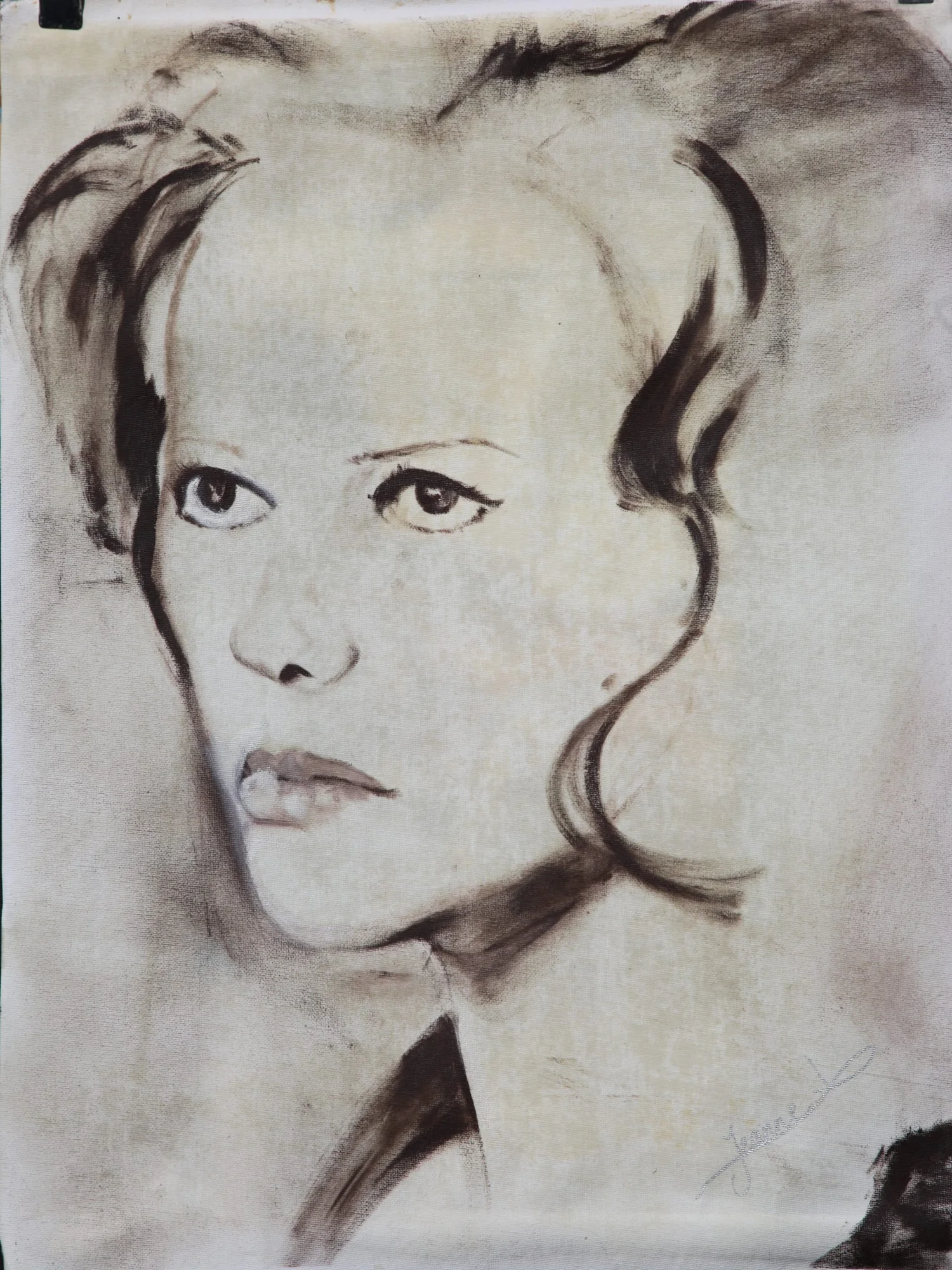 Claudia Cardinale — schilderij van Jeanne Thijssen